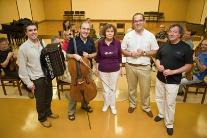 La Orquesta recibe la visita de Sofía Gubaidulina durante la grabación de un monográfico dedicado a la compositora