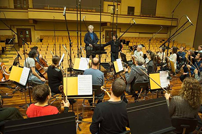 Wim Wenders con la Orquesta Sinfónica de Euskadi