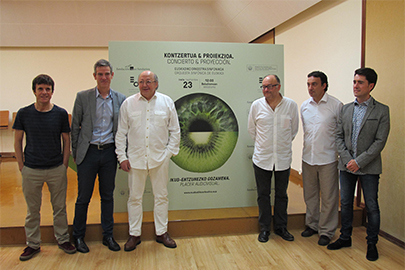 Placer audiovisual en el Velódromo: presentado el concierto que la Orquesta Sinfónica de Euskadi ofrecerá en el Festival de San Sebastián