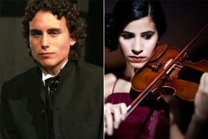 La juventud y el talento del director Ilyich Rivas y la violinista Ana María Valderrama en el 9º programa de Abono de la Orquesta de Euskadi