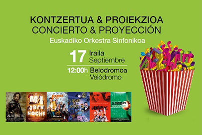 Música de cine en el Velódromo, con la Orquesta de Euskadi, la Fundación SGAE y el Festival de San Sebastián