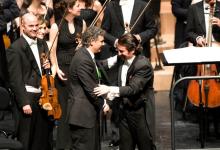 El compositor Joseba Torre y Mikhail Agrest