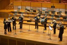 grupo de violas de la Orquesta de Euskadi