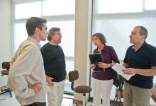 Iñaki Alberdi, José Ramón Encinar, Sofia Gubaidulina y Asier Polo