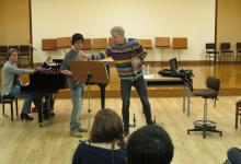 Master class de Martin Fröst en la sede de la Orquesta de Euskadi
