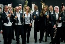 Branford Marsalis junto a miembros de la Orquesta de Euskadi