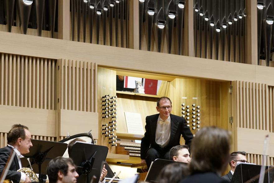El organista Bernhard Prammer