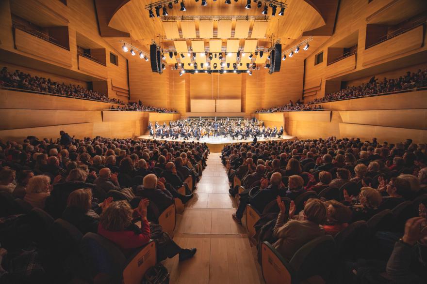 Euskadiko Orkestra en L'Auditori (28/11/2025). Foto: Xavi Caparrós